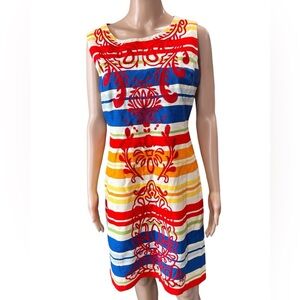 Anthropologie Tabitha Banded Totem Shift Dress-8